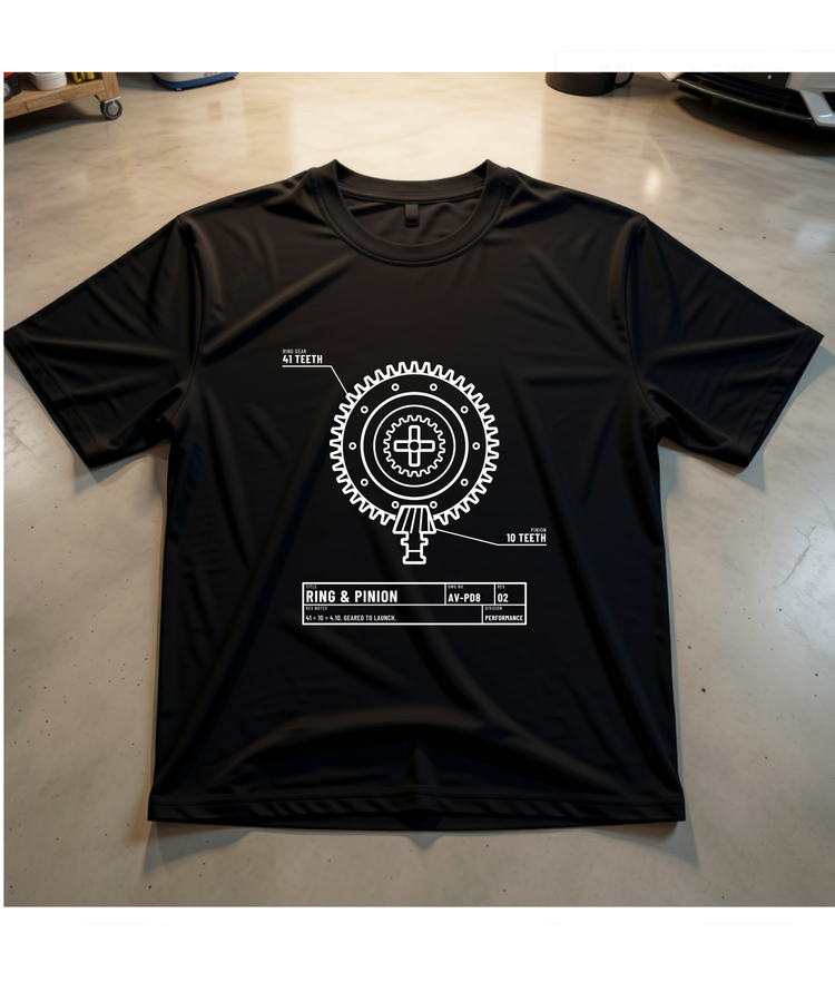 Ring & Pinion — Differential Gear Set Blueprint Tee